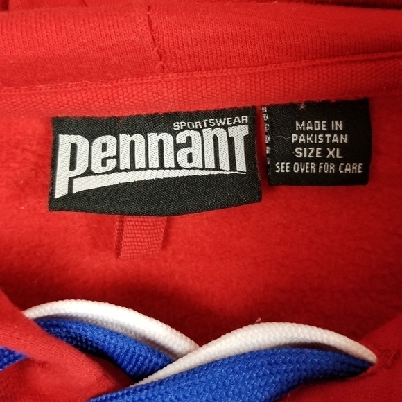 Pennant Sweatshirt Men's XL Full Zip Hoodie Cape Cod Wequaquet Lake Yacht Club - Picture 7 of 12